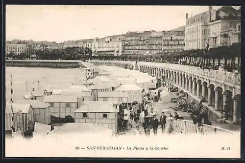 AK San Sebastian, La Playa y la Concha