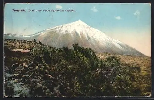 AK Tenerife, La Orotava, El Pico de Teide desde Las Canadas