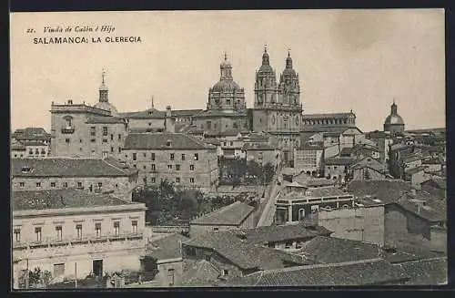 AK Salamanca, la Clerecia, Teilansicht mit Kathedrale