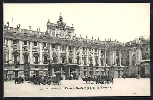 AK Madrid, Palacio Real: Plaza de la Armeria