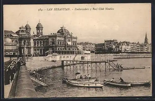 AK San Sebastian, Embarcadero y Real Club Nautico