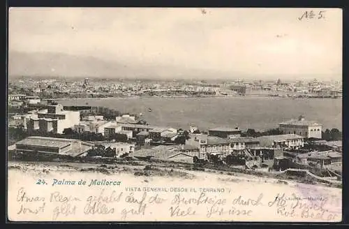 AK Palma de Mallorca, Vista General desde El Terreno