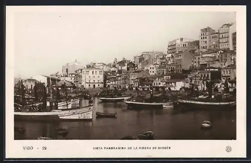 AK Vigo, Ribera de Berbés, Vista Panoramica