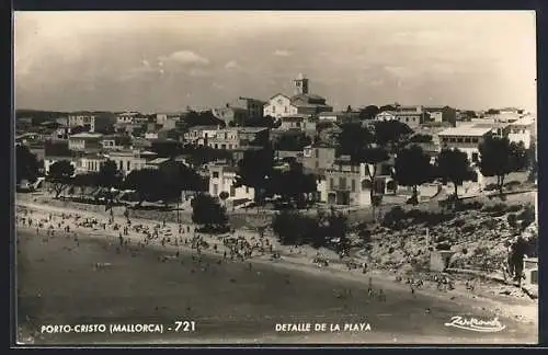 AK Porto-Cristo /Mallorca, Detalle de la Playa