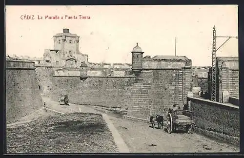 AK Cádiz, La Muralla a Puerta Tierra