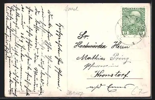 Künstler-AK Friedrich Perlberg: Jerusalem, Marienkirche auf dem Sion, The Church of the Blessed Virgin on Mount Sion