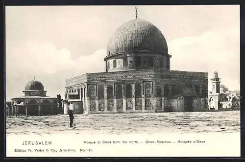 AK Jerusalem, Mosque of Omar from the North