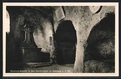 AK Salzburg, Katakomben, Maximus-Kapelle