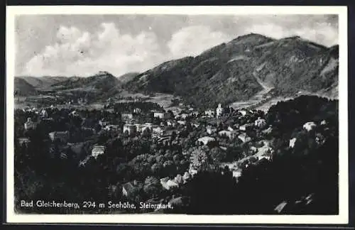 AK Bad Gleichenberg /Steiermark, Gesamtansicht aus der Vogelschau