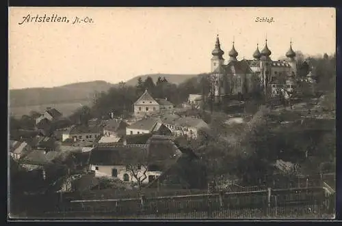 AK Artstetten, Schloss und Gruft des Erzherzog Franz Ferdinand und dessen Gemahlin Herzogin von Hohenberg