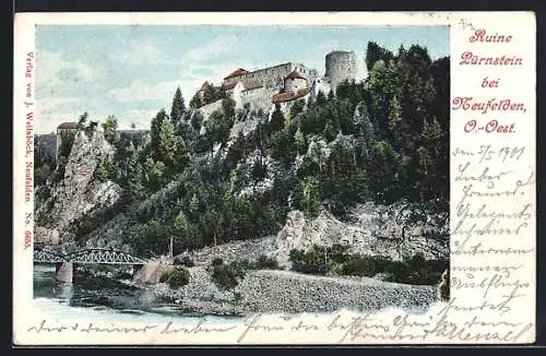 AK Neufelden /O.-Oest., Die Ruine Pürnstein