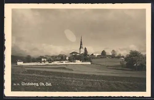 AK Ulrichsberg /Ob. Öst., Ortsansicht mit der Kirche