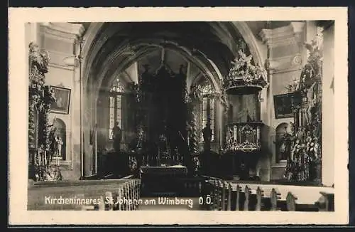 AK St. Johann am Wimberg, Inneres der Kirche