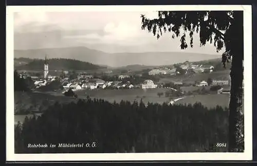 AK Rohrbach /Mühlviertel, Gesamtansicht aus der Vogelschau
