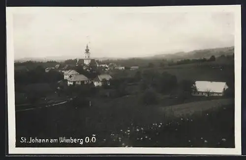 AK St. Johann am Wimberg, Ortsansicht mit der Kirche