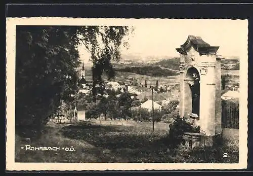 AK Rohrbach /O.-Ö., Teilansicht mit Kapelle