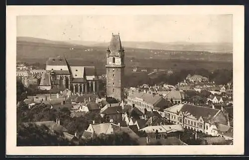 AK Perchtoldsdorf, Panorama mit Kirche