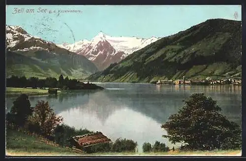 AK Zell am See, Sicht zum Kitzsteinhorn