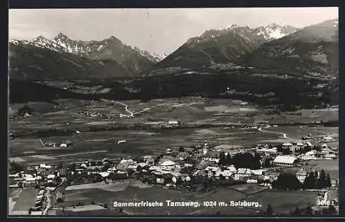 AK Tamsweg /Salzburg, Teilansicht mit Kirche