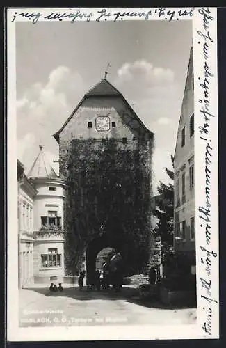 AK Haslach /O.-Ö., Torturm mit Museum