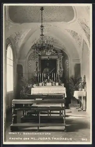 AK Wien, Schottenkirche, Kapelle des Heiligen Judas Thadaeus