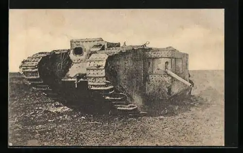 AK Panzer auf dem Felde, Tank