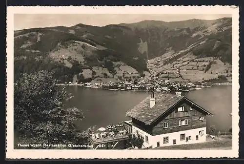 AK Zell am See, Thumersbach, Restaurant Gletscherblick von von Georg Hörl