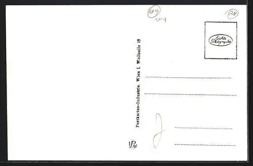 AK Wien, Strassenpartie an der Kapuzinerkirche