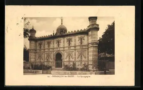 AK Besancon-les-Bains, La Synagogue, Synagoge