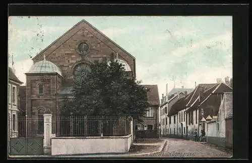 AK Belfort, La Synagogue, Ansicht der Synagoge