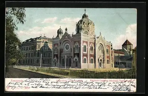 AK Temesvár, Gyárváros, Isr. templom, Synagoge