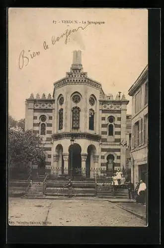 AK Verdun, An der Synagoge