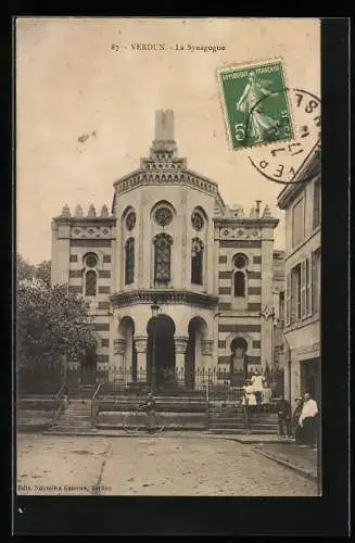 AK Verdun, La Synagogue