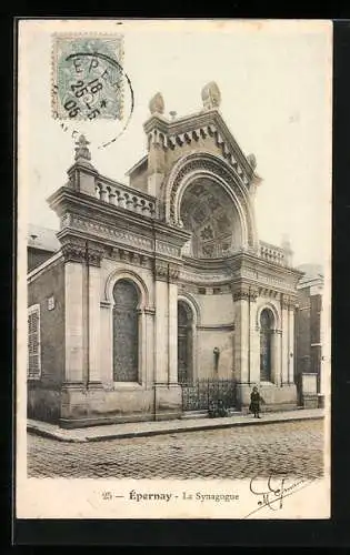 AK Epernay, La Synagogue