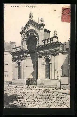 AK Épernay, La Synagogue