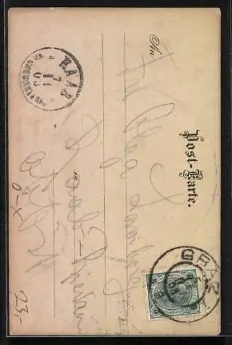 Lithographie Graz, Gasthaus zum Freiberger