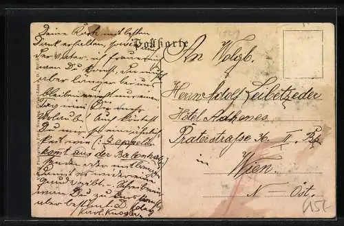 AK Langhalsen /Ob.-Öst., Handlung M. Wöss, Ortsansicht, Ortsansicht Altenfelden