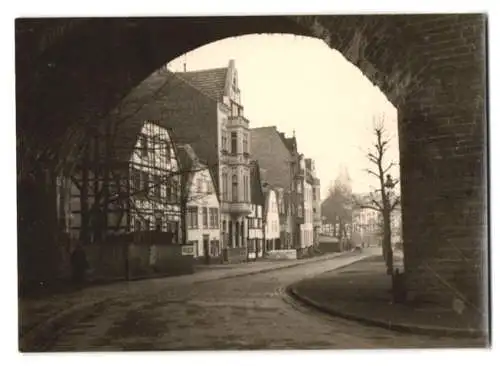 6 Fotografien Hans Müsse, Iserlohn, Ansicht Iserlohn, Strassenansichten, Kirche, Parkanlage u.a.