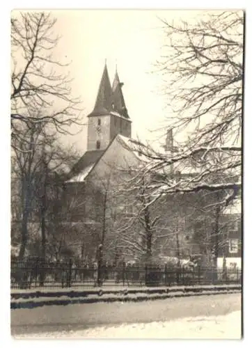 6 Fotografien Hans Müsse, Iserlohn, Ansicht Iserlohn, Strassenansichten, Kirche, Parkanlage u.a.