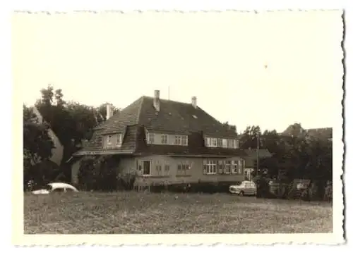 5 Fotografien unbekannter Fotograf, Ansicht Bietigheim, Strassenansicht, Panorama, Gebäudeansicht