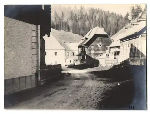 2 Fotografien unbekannter Fotograf, Ansicht Mariazell, Ortsansicht und Wallfahrtskirche