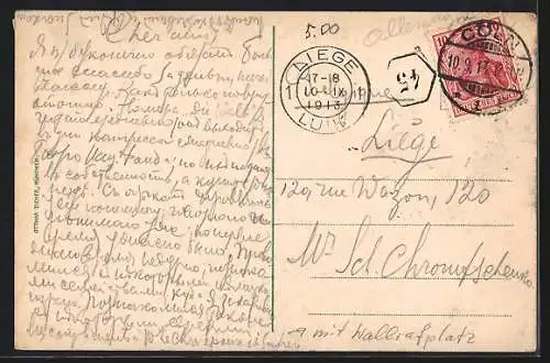 AK Köln a. Rh., Hohestrasse mit Wallrafplatz