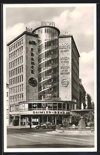 AK Frankfurt, Juniorhaus mit Autohaus Daimler-Benz