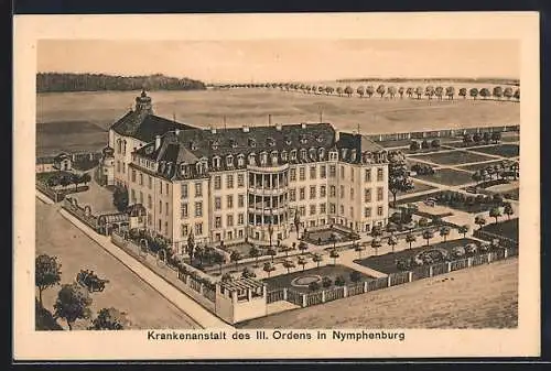 AK München-Nymphenburg, Krankenanstalt des III. Ordens in Nymphenburg