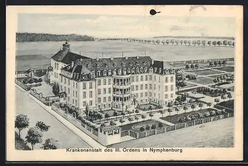 AK München-Nymphenburg, Krankenanstalt des III. Ordens in Nymphenburg