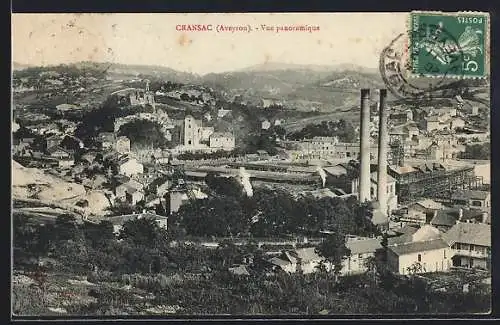 AK Cransac /Aveyron, Vue panoramique