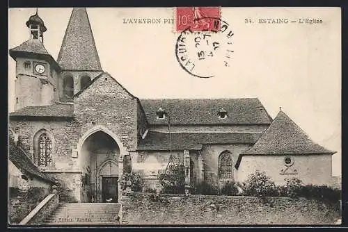 AK Estaing /Aveyron, L`Eglise