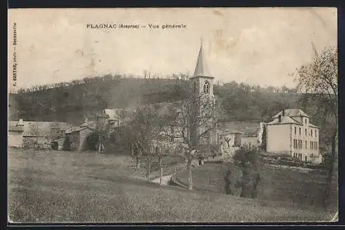 AK Flagnac /Aveyron, Vue générale