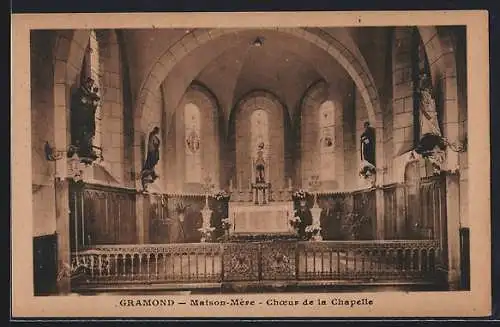 AK Gramond, Maison-Mère, Choeur de la Chapelle