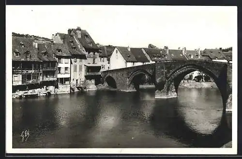 AK Espalion /Aveyron, Le Vieux Pont